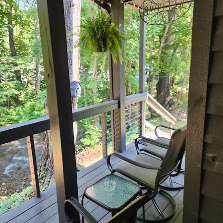 J.Creek Retreat, Creekside Townhouse +1 Car Garage Villa Maggie Valley Exteriör bild