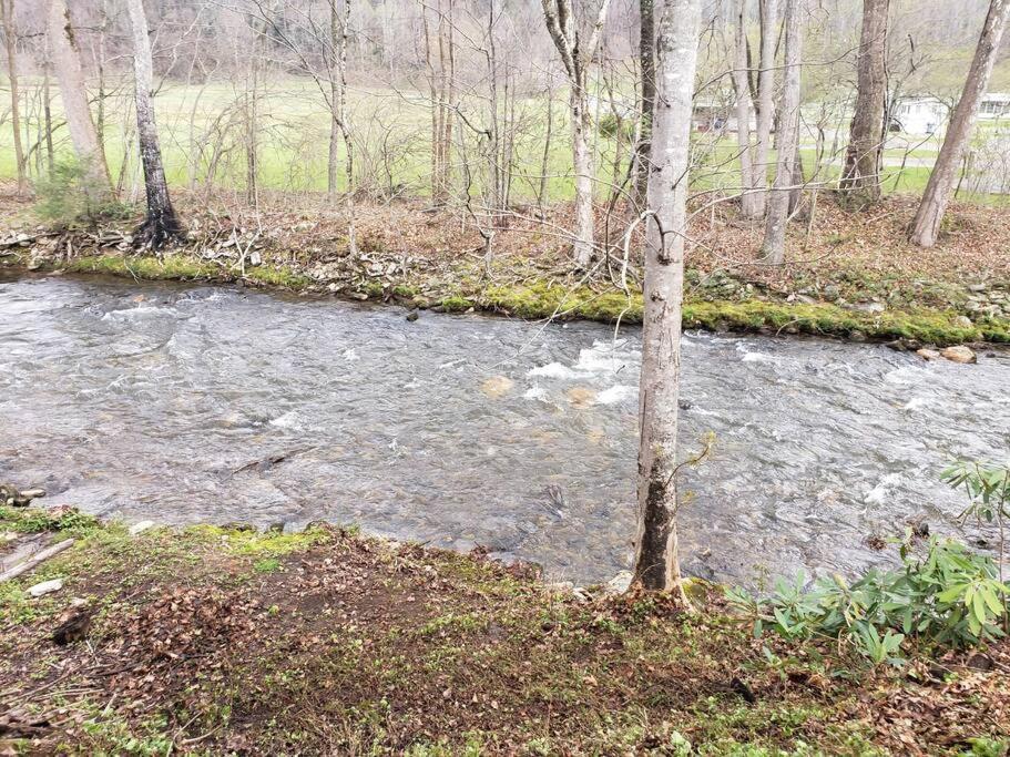J.Creek Retreat, Creekside Townhouse +1 Car Garage Villa Maggie Valley Exteriör bild
