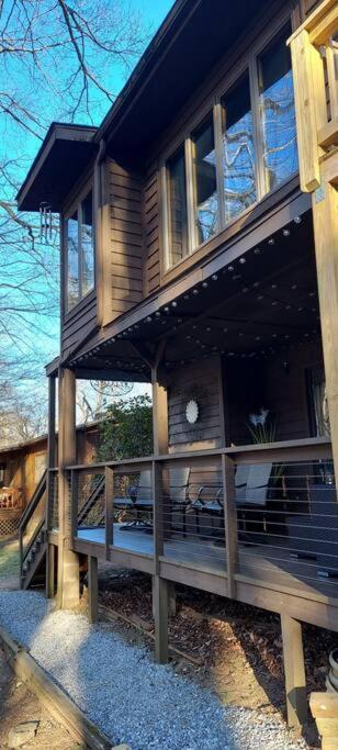J.Creek Retreat, Creekside Townhouse +1 Car Garage Villa Maggie Valley Exteriör bild