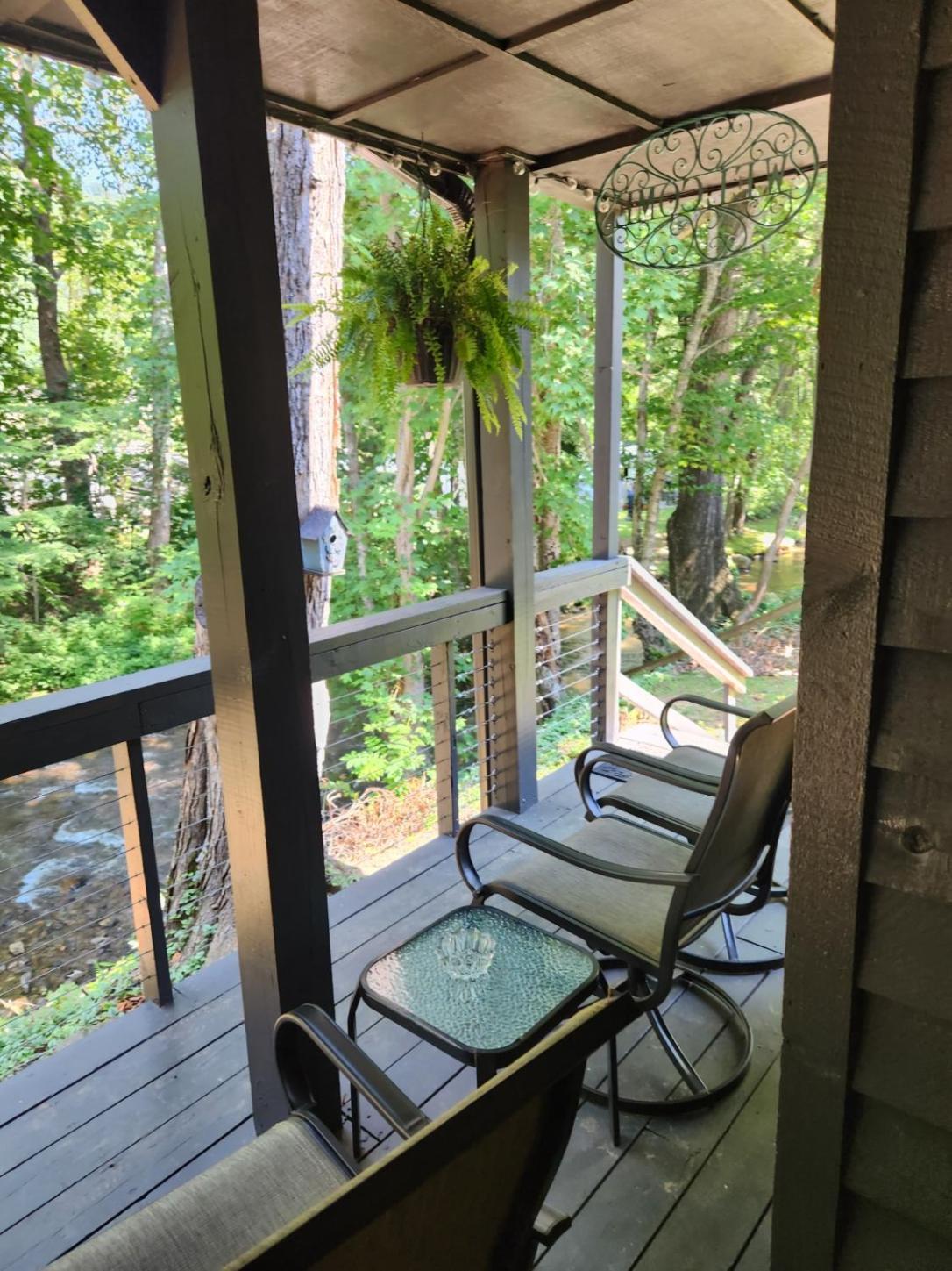 J.Creek Retreat, Creekside Townhouse +1 Car Garage Villa Maggie Valley Exteriör bild